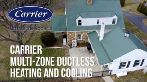 Carrier Multi-Zone Ductless Heat Pump Installation In Chester County, PA