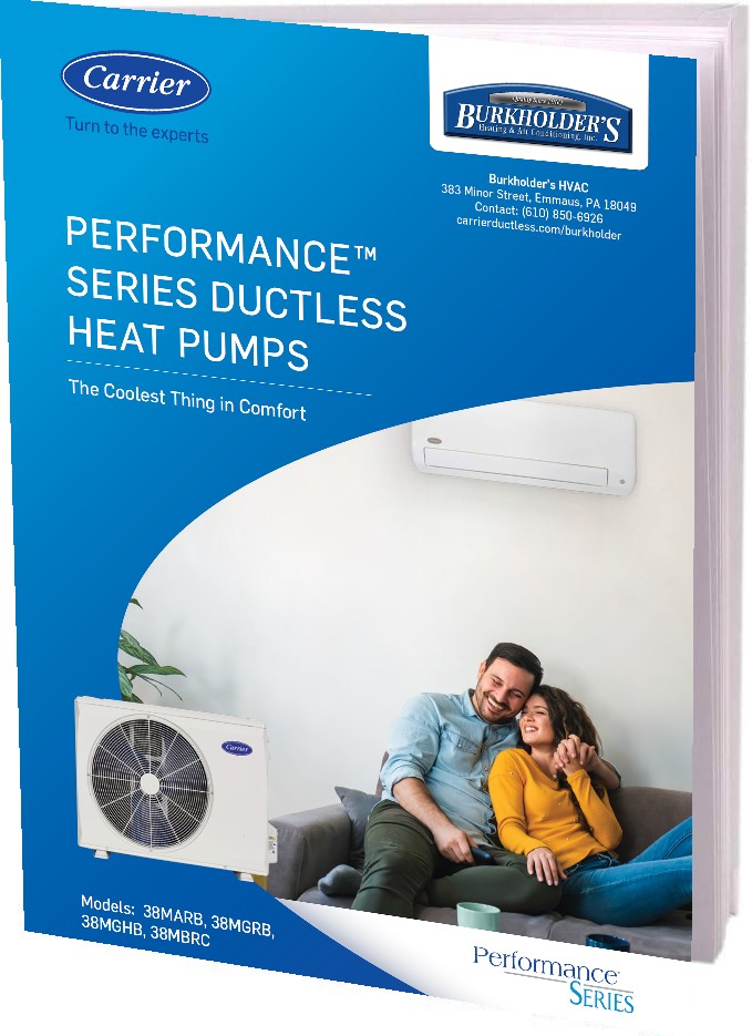 Burkholder's Carrier Ductless Product Guide Cover